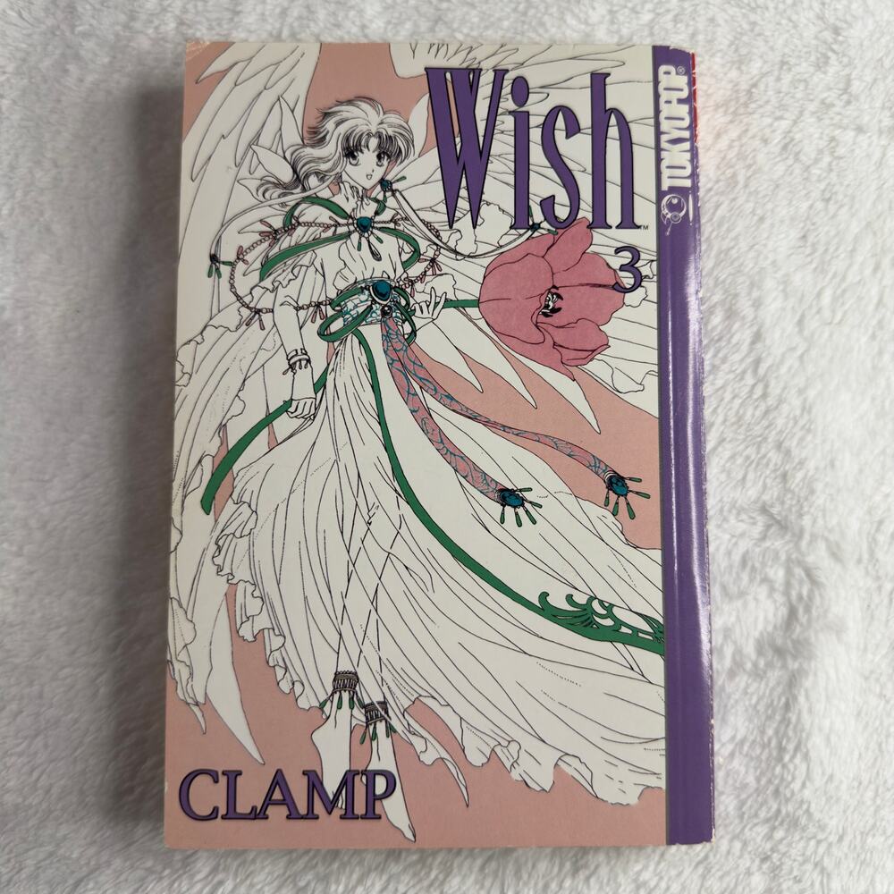Wish Vol 3 Manga by CLAMP Tokyopop 2003 English Edition Rare OOP Fantasy Romance